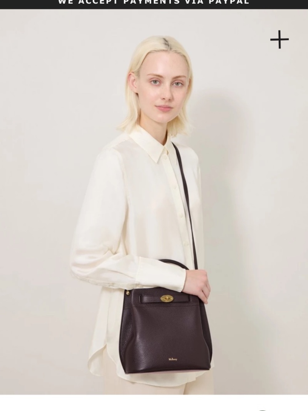 Mulberry Islington Bucket Ebony Small Classic Grain - Picture 3 of 8